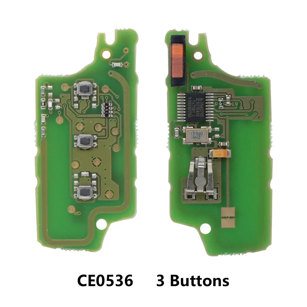 Placa de circuito electrónico XNRKEY 2/3B para llave de coche CE0536 CE0523 ID46 433Mhz ASK/FSK para Peugeot 407 307 308 607 Citroen C2 C3 C4 C5