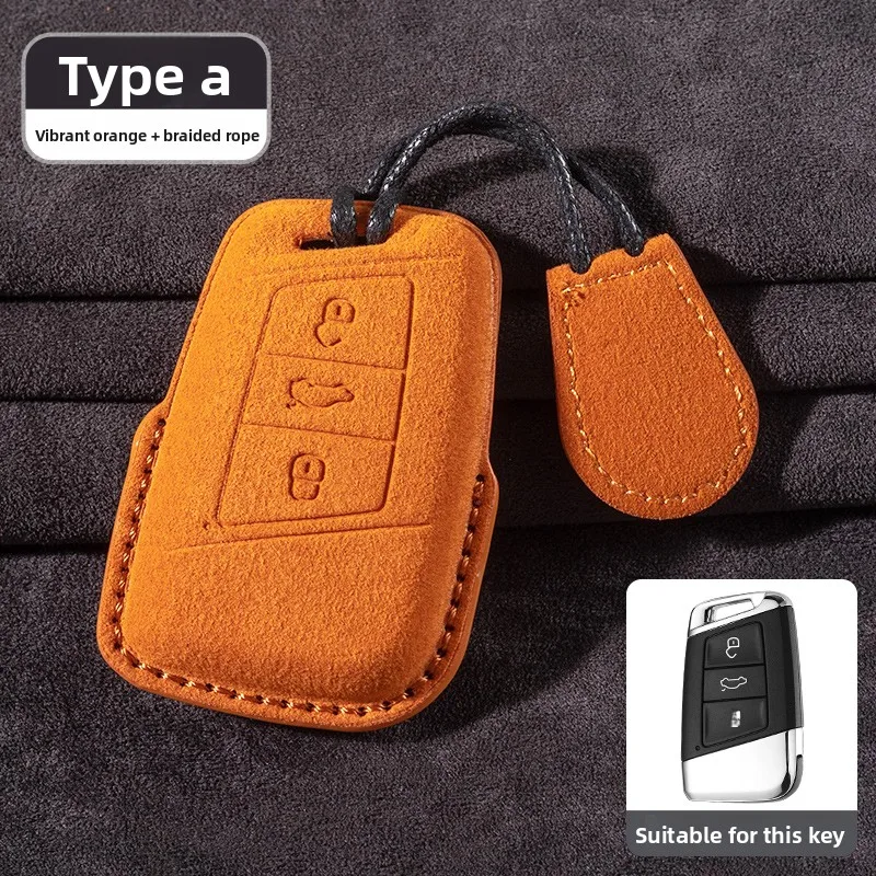 

For VW Volkswagen Magotan Magotan GTE Passat B6 B7 B8 CC Arteon for Skoda Fabia Superb A7 Kodiaq Car Key Cover Case Fob
