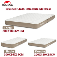 Naturehike Air Inflatable Mat Outdoor Camping Sleeping Mattress tent tourism Pad Brushed Cloth Automatic Self-Inflating Bed