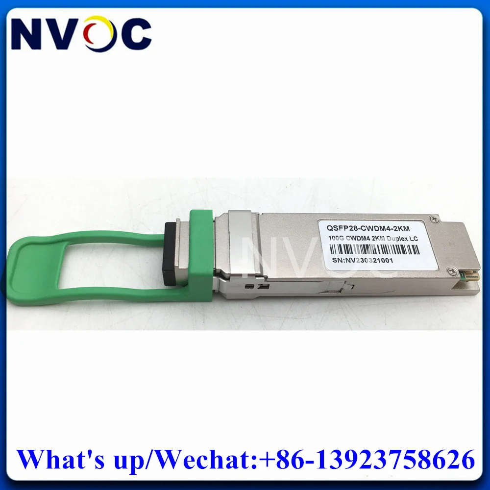 100G QSFP28 2KM Optical Transceiver,QSFP-100G-CWDM4-S 100Gbps CWDM4 Multi Mode MM LC Duplex Fiber Module