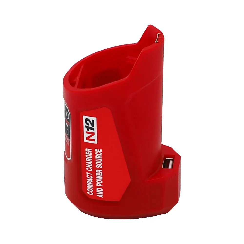 N12 شاحن محول USB الطاقة محول الشحن ل ميلووكي 48-59-1201 12 فولت بطارية ليثيوم أيون محول الهاتف المحمول الطاقة سوب