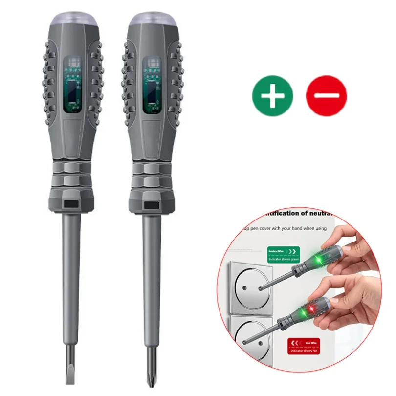 

1 шт., электрическая ручка, долбежная крестовая отвертка, неоновая пузырьковая индикация, инструмент для тестирования мощности, изолированные электрические инструменты, тестер напряжения