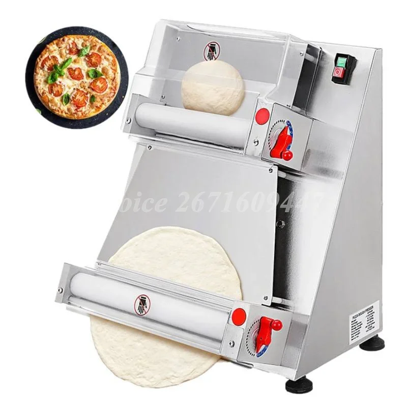 

Electric Pizza Dough Roller Sheeter Presser Automatic Table Top Pizza Pressing Forming Machine