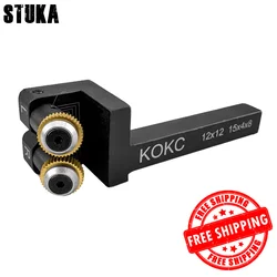 Stuka Cut Knurling Non-adjustable center height 12*12mm Dual Wheel Tools For Swiss Lathe feeding 30°Diamond 45°Square