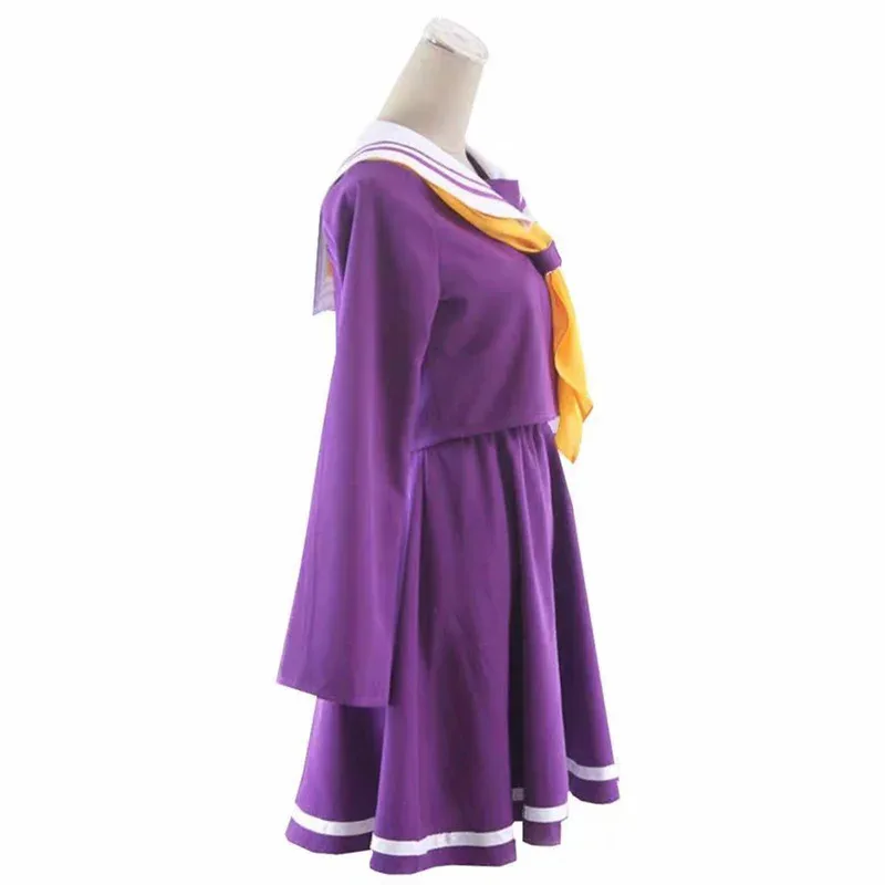 Disfraz de Shiro No Game No Life Unisex, vestido gótico de Anime de Lolita, trajes de fiesta de Halloween yj4k