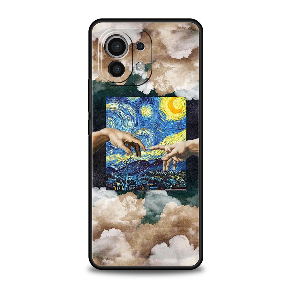 Van Gogh Sternenhimmel Kunst Handyhülle für Xiaomi 15 14 13 12 Lite 14T 13T 12T Pro Poco X7 X6 X5 X4 X3 NFC F7 Ultra F6 Pro Cover