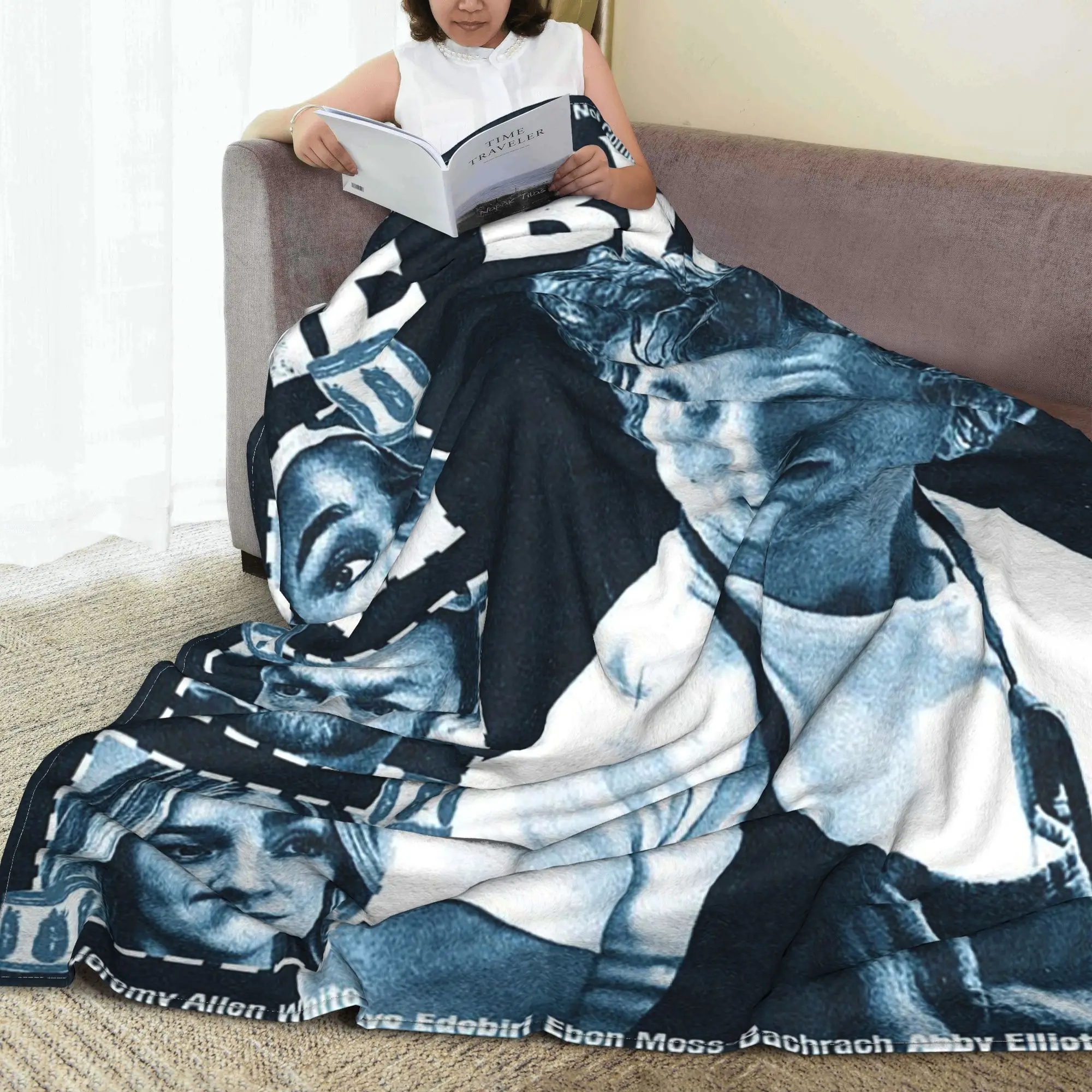 Jeremy Allen White Bootleg The Bear Tv Show Blanket Breathable Flannel Throw Blanket for Bedding Outdoor Throws Bedspread Quilt