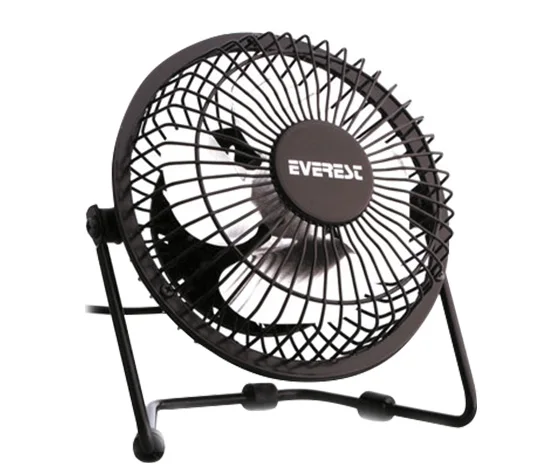 EVEREST EFN-482 TABLE TOP METAL USB FAN