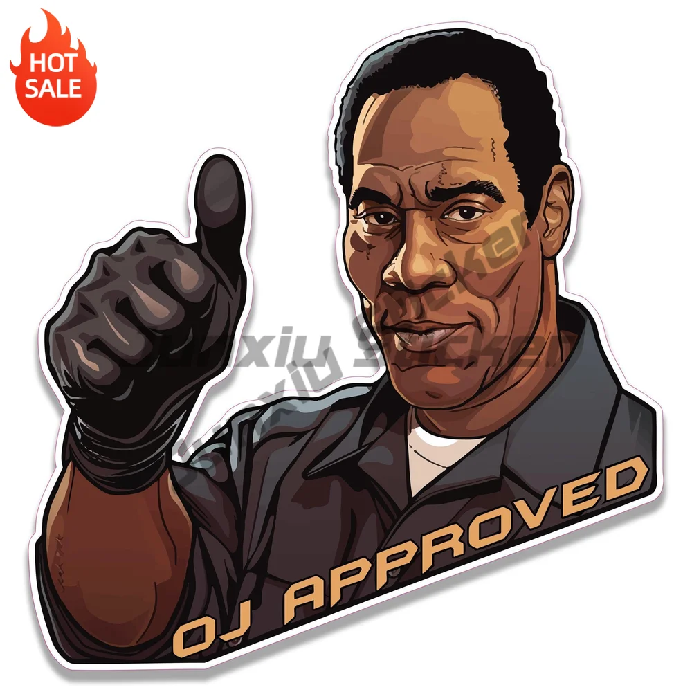 Black Glove Humor Vinyl Car Sticker Decal for Car Window and Laptop Decorative Graphic