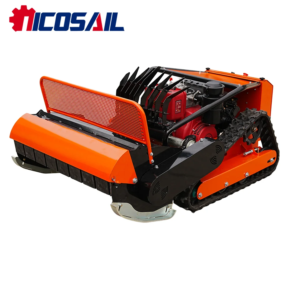Hot selling lawn mower power lawn mower model orchard weeding high-quality agricultural track lawn mower lawn mower