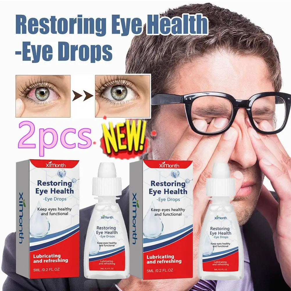 2x Cataract Removal Eye Drop Improve Blurred Vision Restore Eyesight Relieve Eyeball Infection Dry Itching Red Eyes Treatment Dr