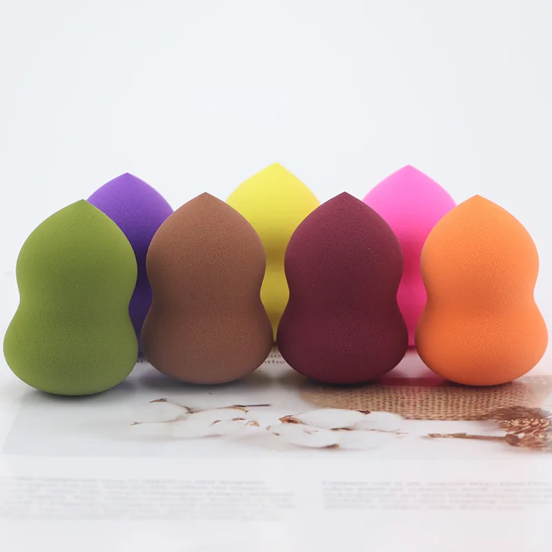 Fashion Make up Blender Cosmetic Puff Makeup Sponge Foundation Powder Sponge Beauty Egg Tool Makeup Tool Wet and Dry Use 4*6cm