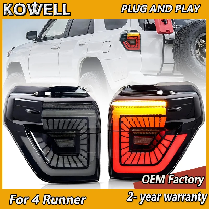 Car Styling for Toyota 4 Runner Rear Light 2010-2021 4runner Taillight DRL Fog Brake Turn Signal Reversing