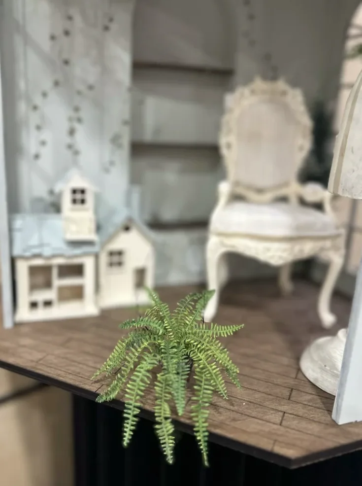 1:6 Miniature Plant Set, Handmade Realistic Fern Maple Caladium Potted,Exclusive Custom Sizes BJD Dollhouse Garden Bjd Decor Art