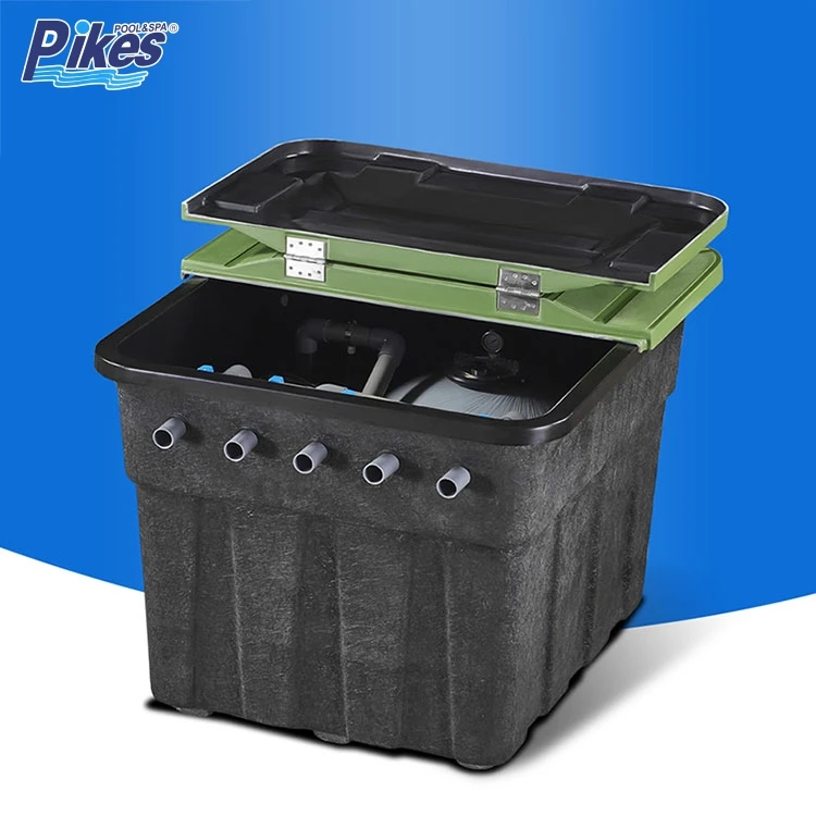 PK8010 Fiberglass In-ground Pool Filter Integrated Filtration With Sand Filter, Swimming Pool Pump, Sterilizer,Complete System