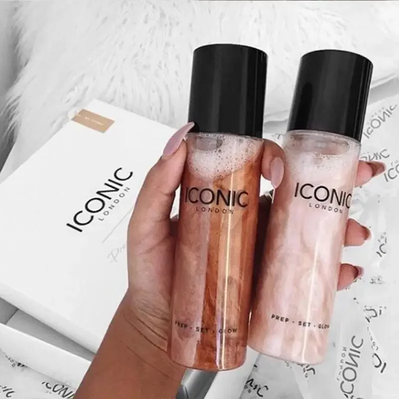 Bronzer Highlighter Liquid Setting Spray beleuchten des Gesicht schimmern lang anhaltende Aufhellung Glow Face Glow Highlighter Make-up Gesicht