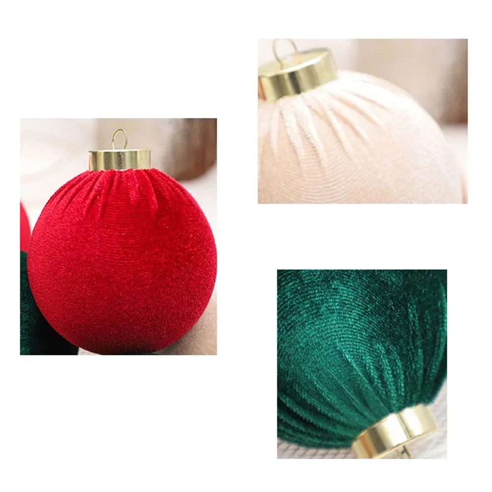 Dazzling Decorative Ornaments A Collection of Twelve Colorful Wrapped Cloth Balls at an Size of Eight Centimeters Each