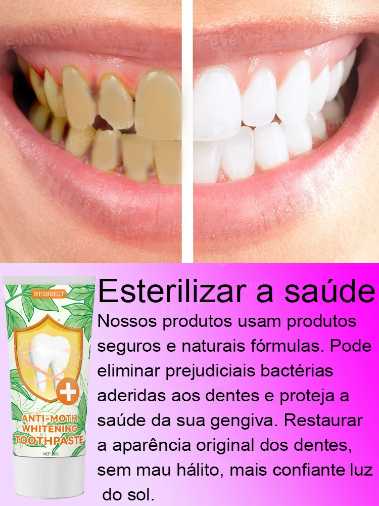 O flúor científico repara, remove cáries, limpa a placa, clareia os dentes, refresca o hálito e a respiração, best-seller