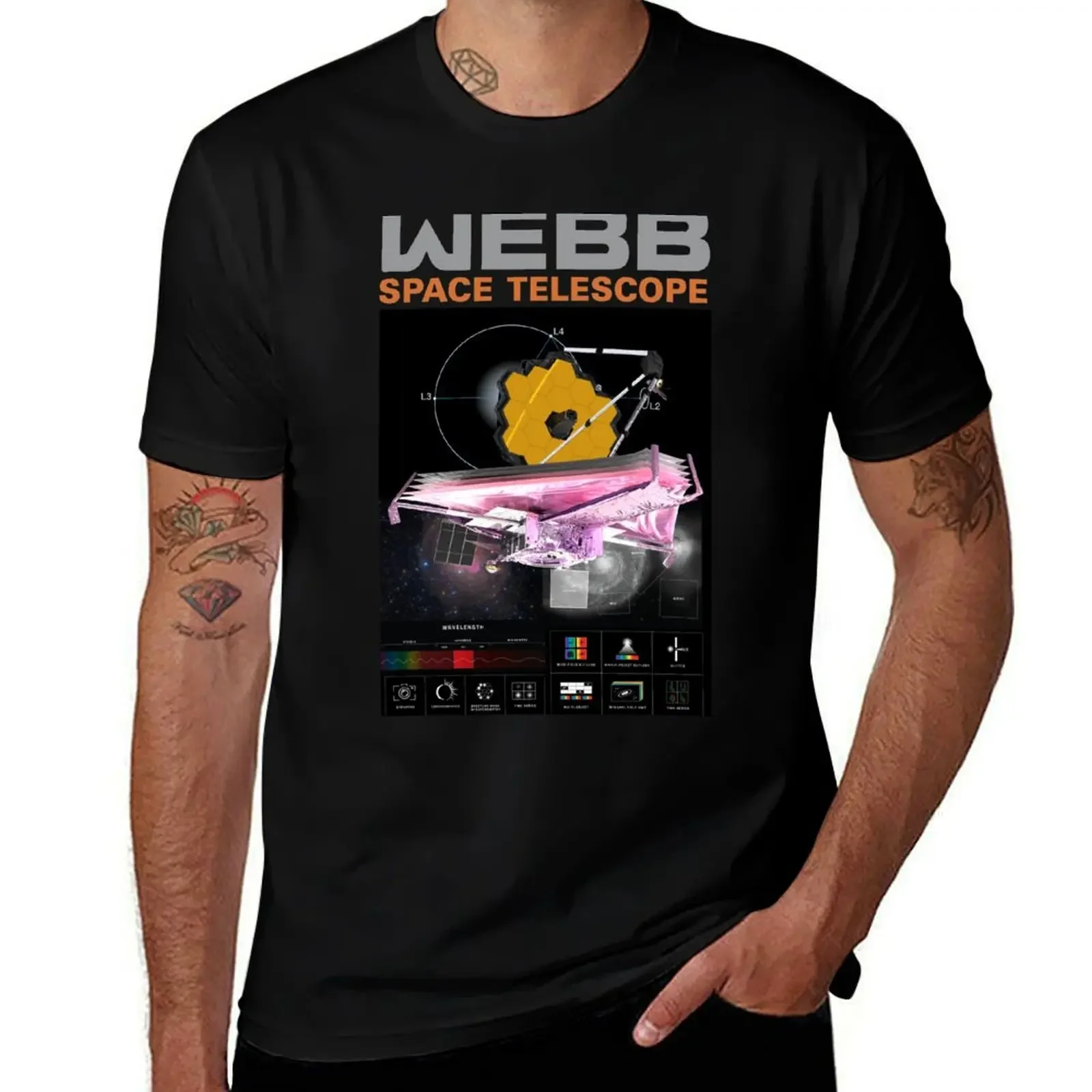 James Webb Space Telescope 12 18 2021 Launch T-Shirt animal prinfor boys cute tops customizeds t shirts for men pack