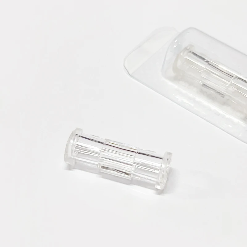 50pcs Syringe Connector Material Transparent Syringe Double Way Connector Tool