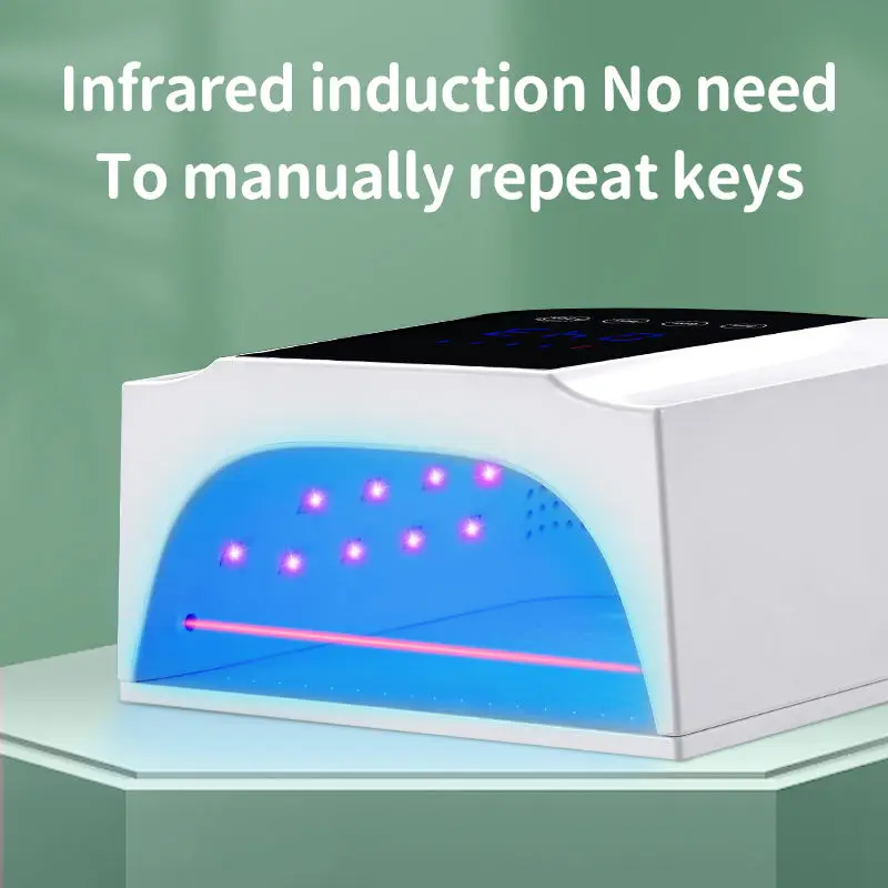 Private Label High Power Professional Rechargeable Uv Led Nail Lamp Gel Nail Light for Nail Polish