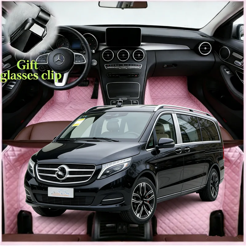 

Custom For Mercedes-Benz V-Class W447 V260/ V-Class L 7-Seats 2014-2026 Car Floor Mats Carpets Covers Left /Right Hand Drive