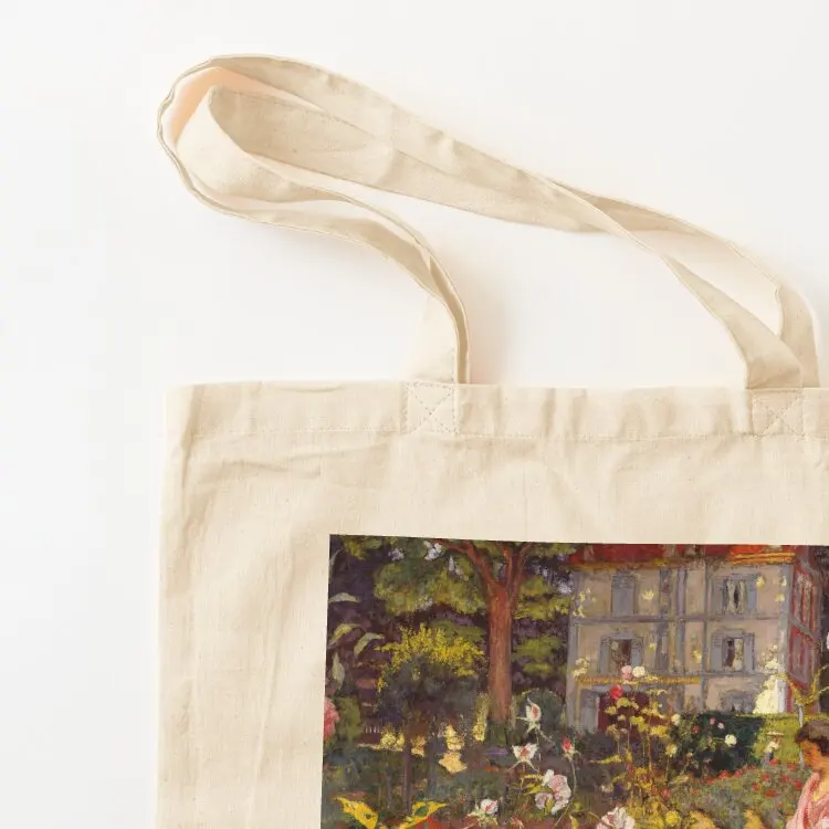 édouard Vuillard - Garden at Vaucresson Tote Bag tote bag men Lady bags great bag Canvas shoulder