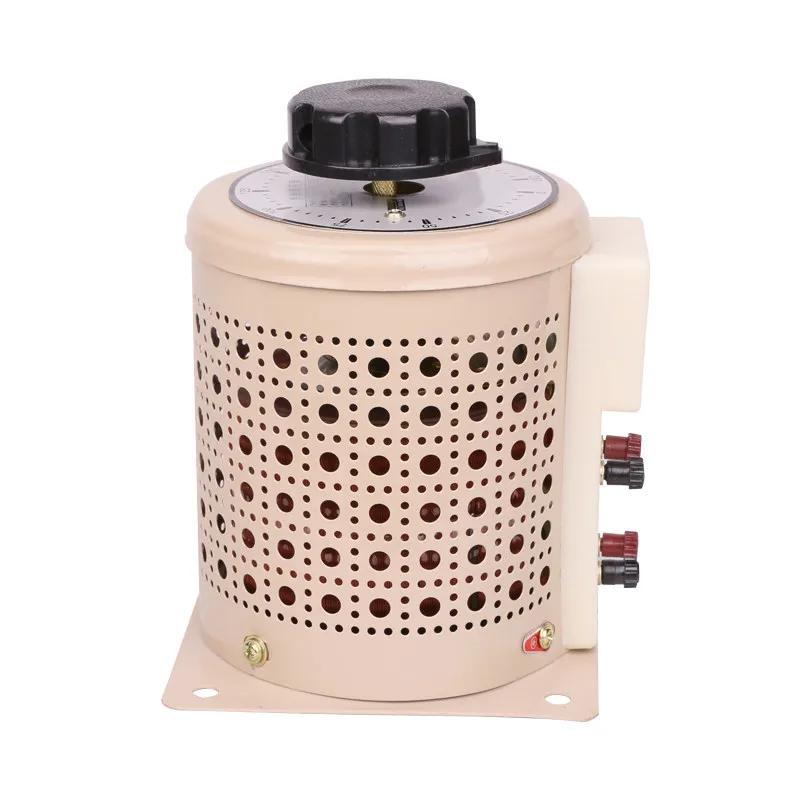 Single-phase voltage regulator 500w AC, adjustable 0v-250v regulator TDGC2J-500VA copper