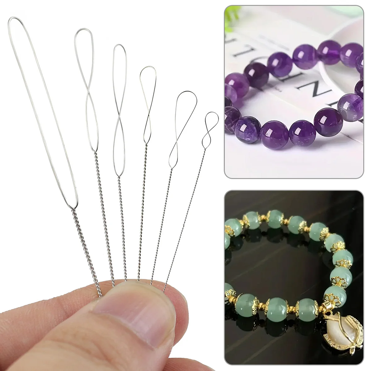 Multi-Size Beaded Needles Cotter-needle Twisted-needles Jewelry Making Tools-Needle Tube Kit For DIY Bracelet Earring Accessorie