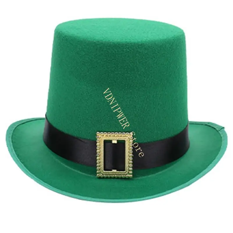 قبعة دلو للسحرة المتطورين، قبعة يوم القديس باتريك، تصميم للجنسين، مثالية للعروض والليالي ذات الطابع D08E