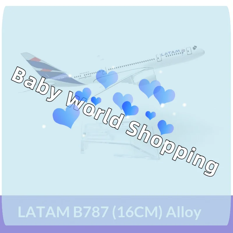 

1 Set Chile LATAM Airlines With Base 16CM 1:400 B787 Model Metal Alloy Aircraft Plane Collectible Display Toys Model Aviation