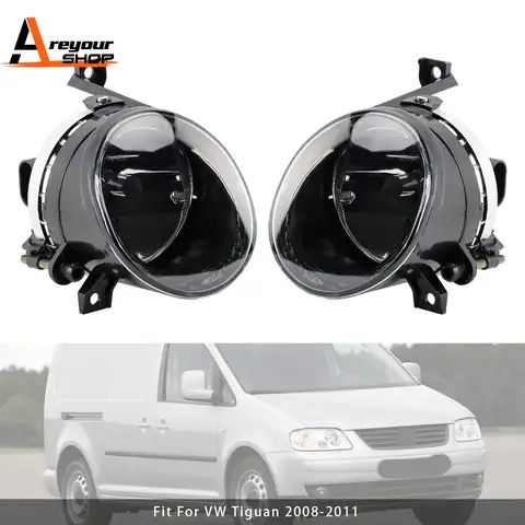 Pair Front Fog Light  For Volkswagen Caddy 2004-2011 Touran 2003-2008