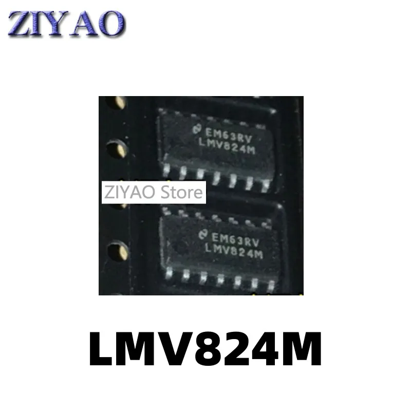 5PCS LMV824 LMV824M LMV824MX SOP14 Packaging