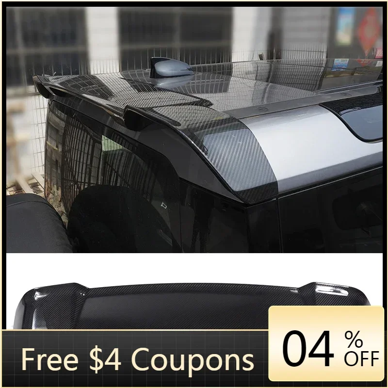 

High-Performance With Tail Wind Deflector Rear Carbon Fiber Rear Spoiler For Land Rover Defender 90 110 2020-2023