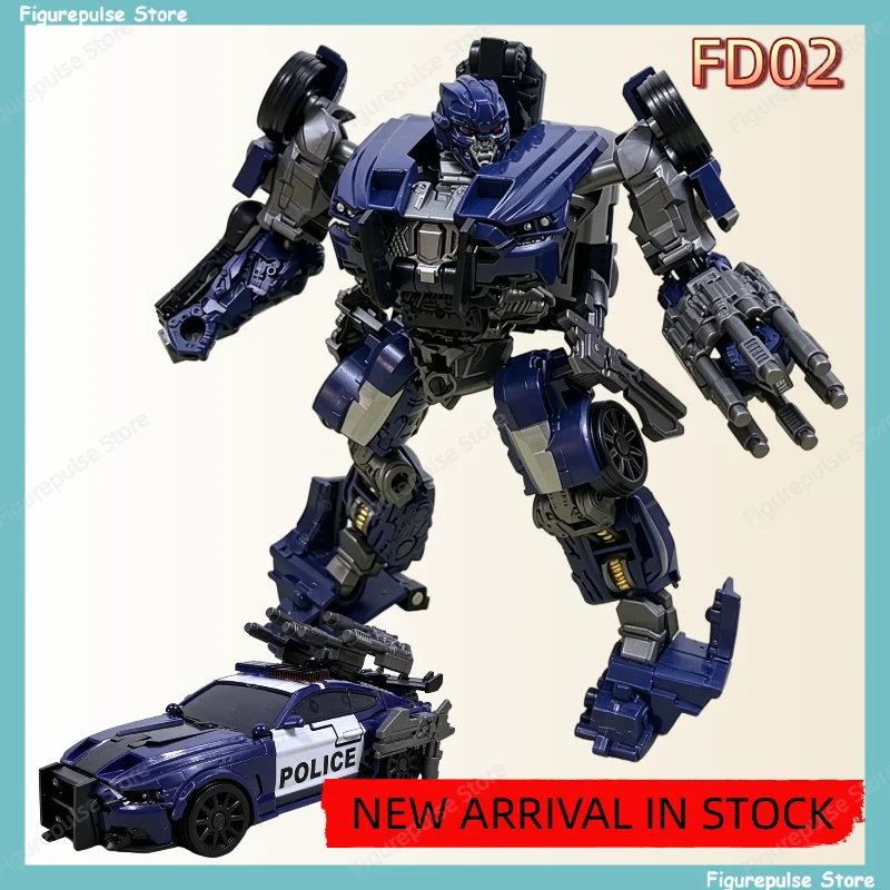 New In Stock Original Transformation Toys FD02 FD-02 Police Car KO Movie 5 Road SS Obstacle Original Large Movable Doll Boy Gift