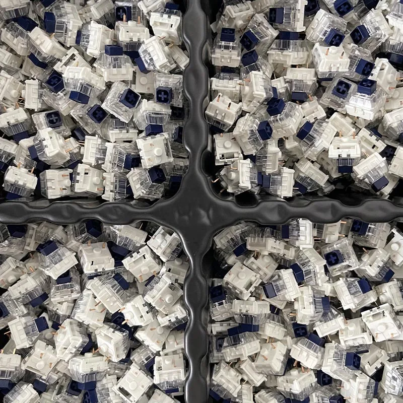 Kailh Box Jade 해군 키보드 스위치 Clicky 촉각 스위치 DIY 기계식 키보드 맞춤형 게임용 PC SMD RGB MX 3 핀 스위치