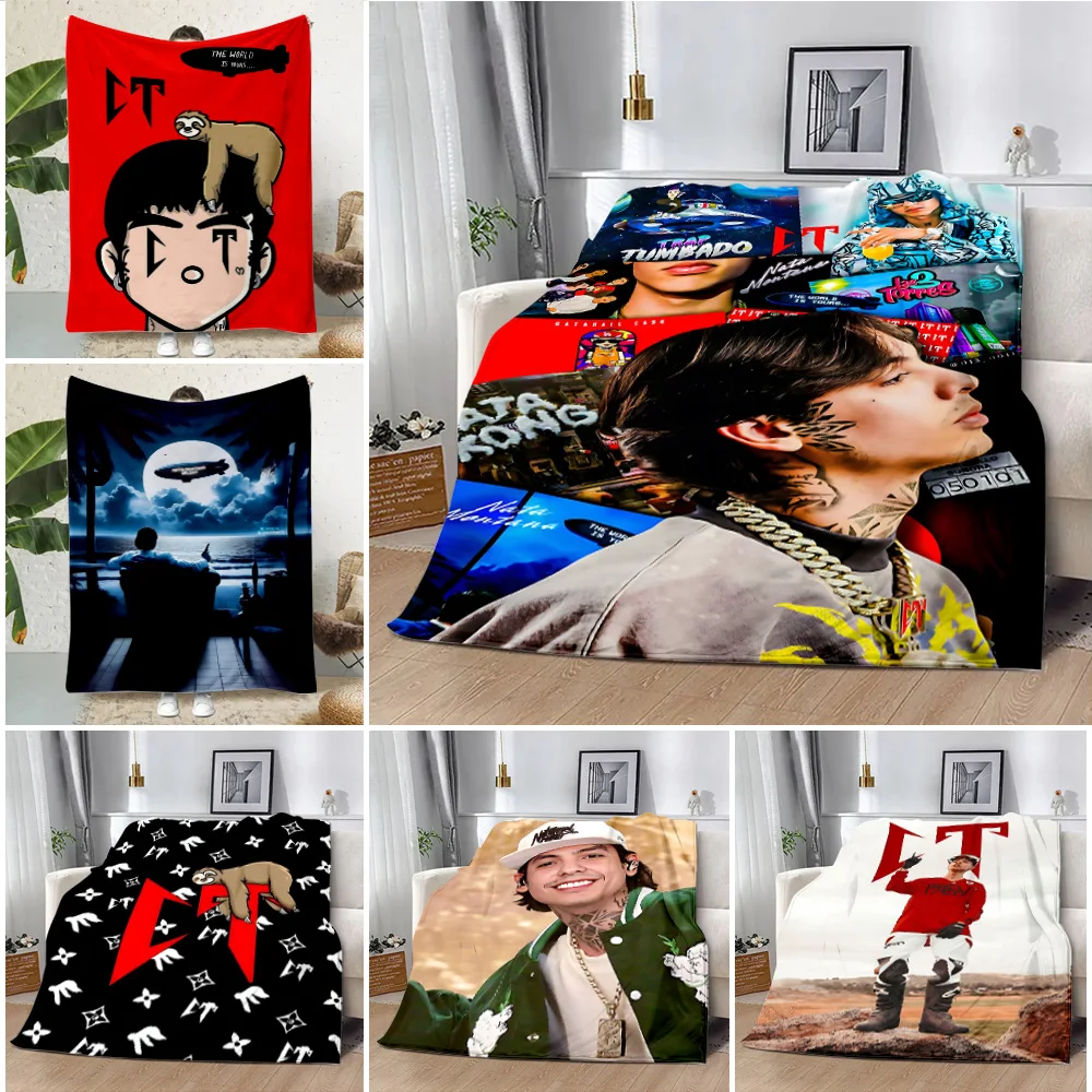 Rapper Natanaels Cano Printed Blanket Picnic Blankets Warm Blanket Soft and Comfortable Blanket Home Travel Birthday Gift