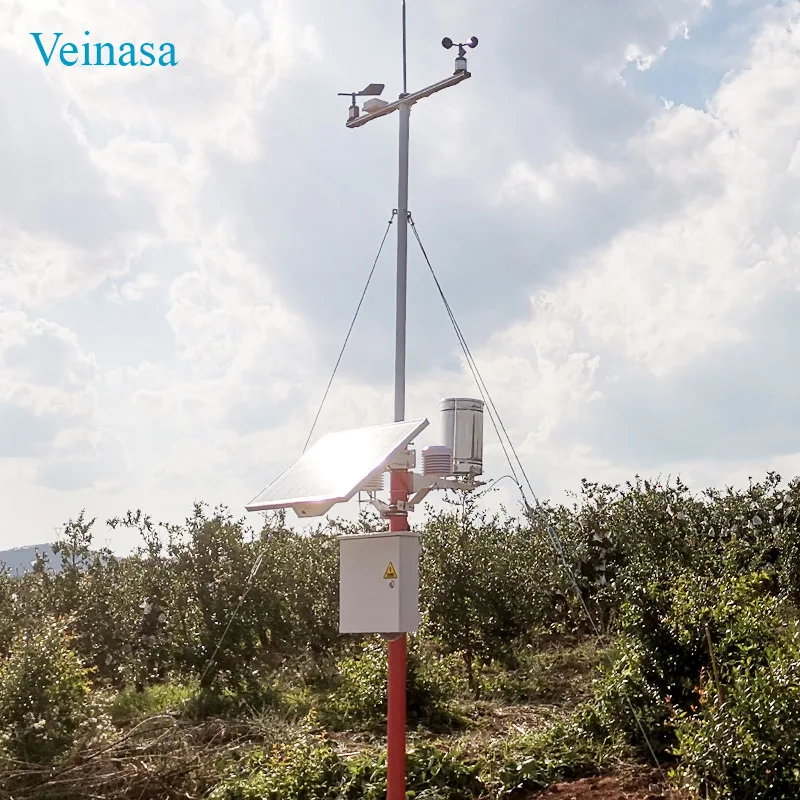 Intelligent Agricultural Weather Station AAWS010 Monitoring System Cloud Platform Software Automatic 4G Wind Speed 60kg 1 OEM
