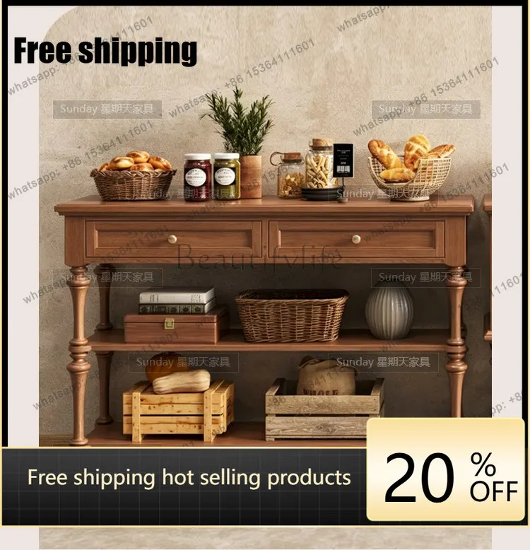 Factory Direct used creative entryway cabinet hallway large-capacity storage cabinet