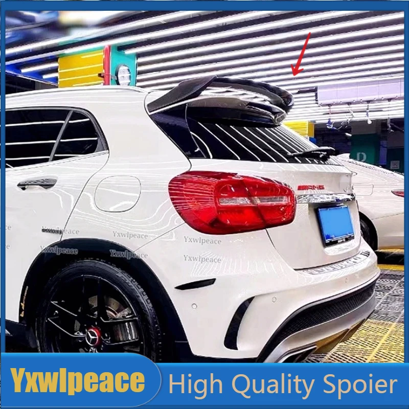 

For Mercedes GLA X156 Roof Spoiler GLA200 GLA250 GLA45 AMG High Quality ABS Plastic Unpainted Color Rear Trunk Wing