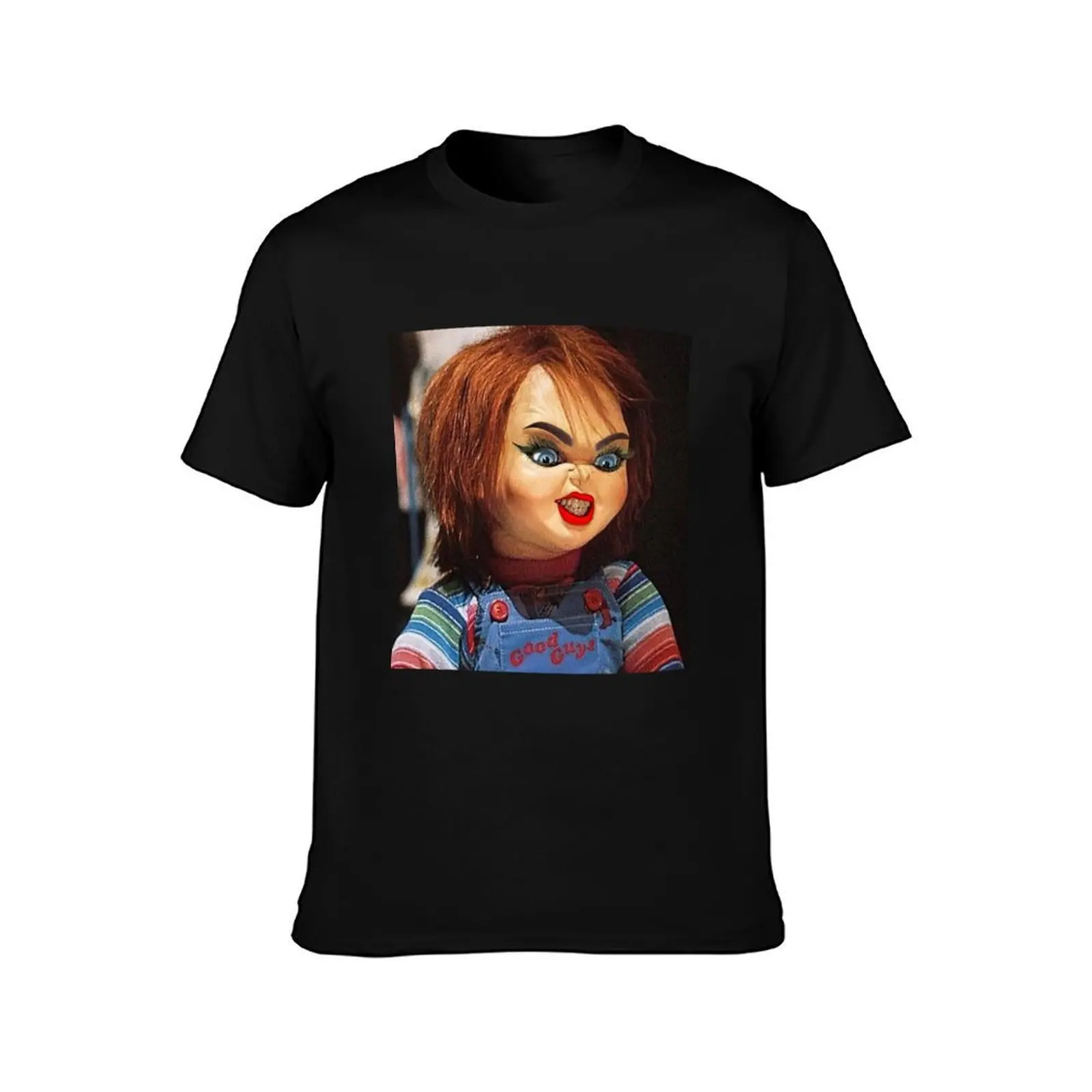 Chucky with makeup T-Shirt man t shirt designer T-Shirt