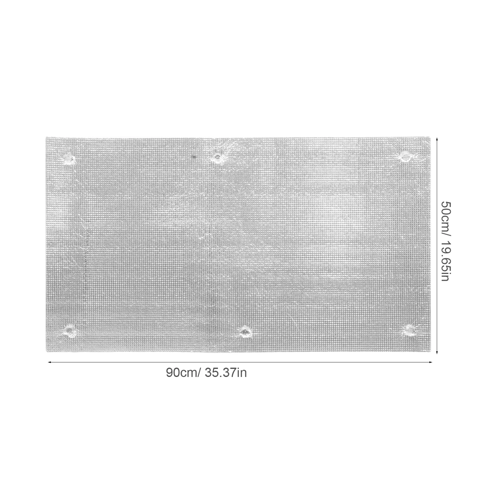 Film thermique pour fenêtre en aluminium, feuille d'isolation thermique auto-adhésive, pare-soleil réfléchissant, revêtement de fenêtre, toit de maison, balcon
