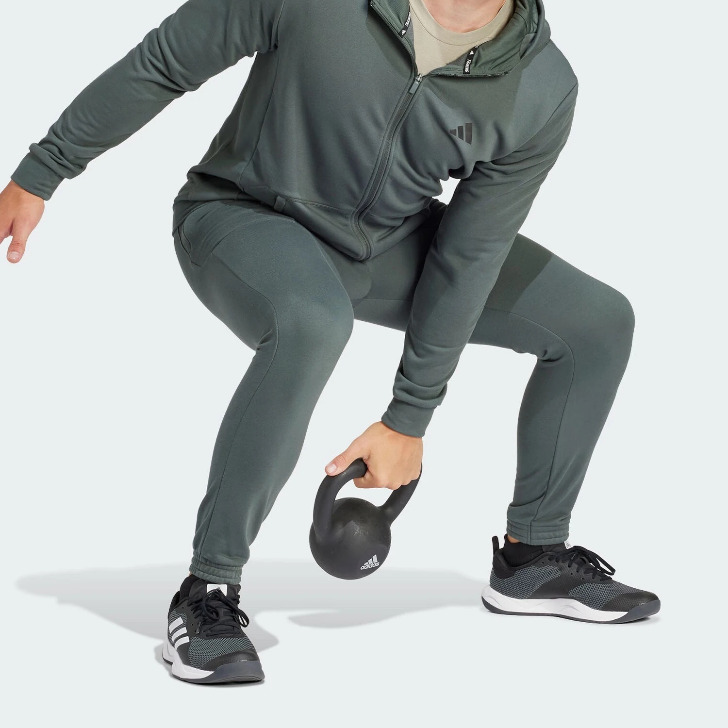 Adidas genuíno novo masculino malha respirável calças jogger it4311