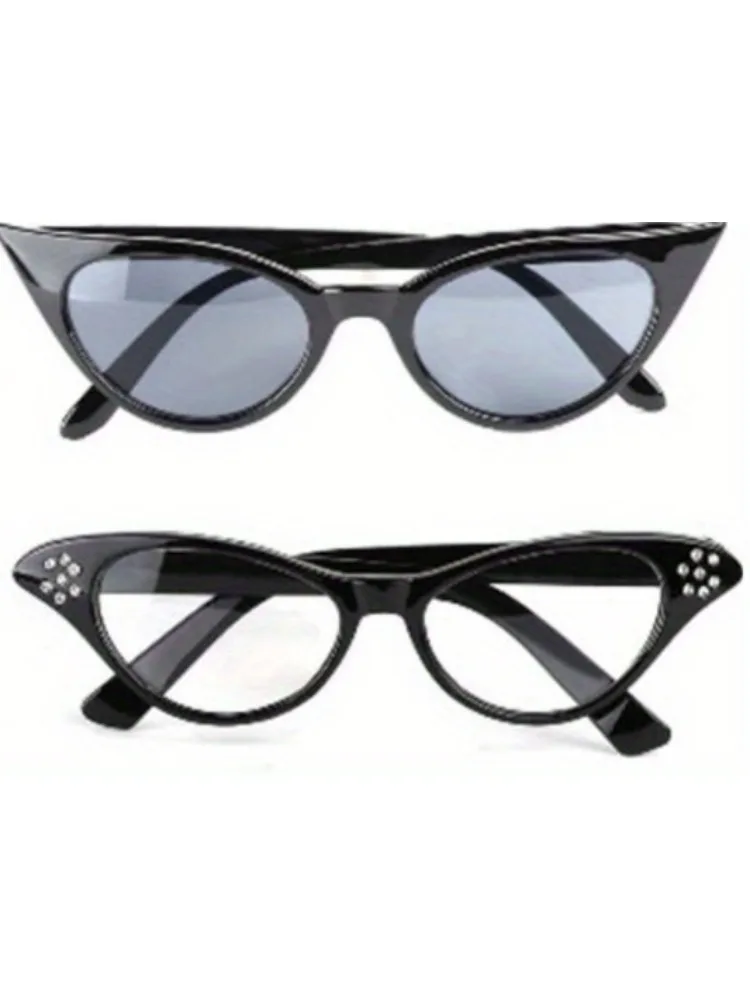 Ensemble d'accessoires pour femmes des années 50, accessoires de Costume, écharpe, lunettes, bandeau pour accessoires de fête des années 50 + été