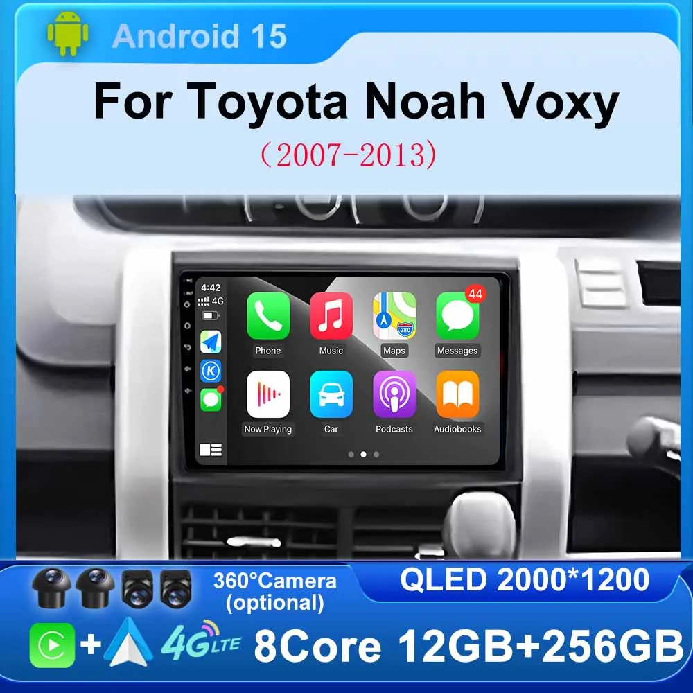 

Split Screen for Toyota Noah Voxy 2007-2013 CarPlay Car Radio Video Audio WIFI Multimedia Player DSP Stereo GPS Navigation
