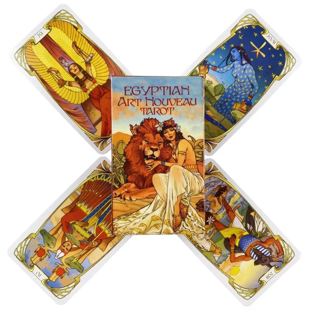 Ägyptische Kunst Tarotkarten Wahrsagerei Deck