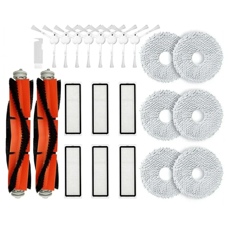Aksesori suku cadang untuk Xiaomi Robot vakum S10 + / S10 Plus sikat sisi utama bantalan kain pel Filter Hepa