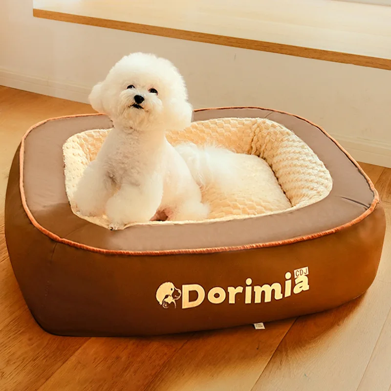 The kennel is universal in all seasons, removable and washable for dogs to sleep, warm in winter, dog bed for small, medium