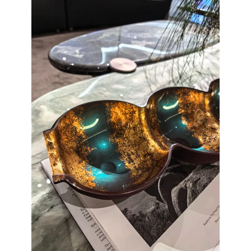 

Galaxy Art Fruit Plate Light Luxury Home Decoration Ornament