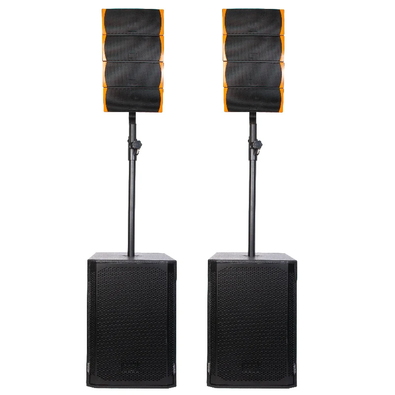 Scalable 1800W Line Array PA System Professional Loudspeaker With Bluetooth 5.0 For Festivals